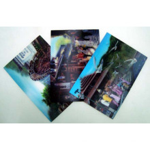 2015 cartão 3D Lenticular feito sob encomenda de alta qualidade